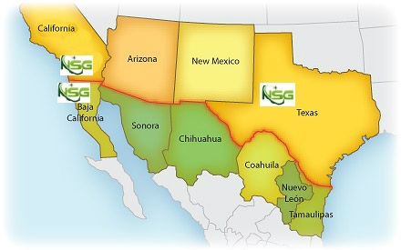 NSG USA Mexico locations